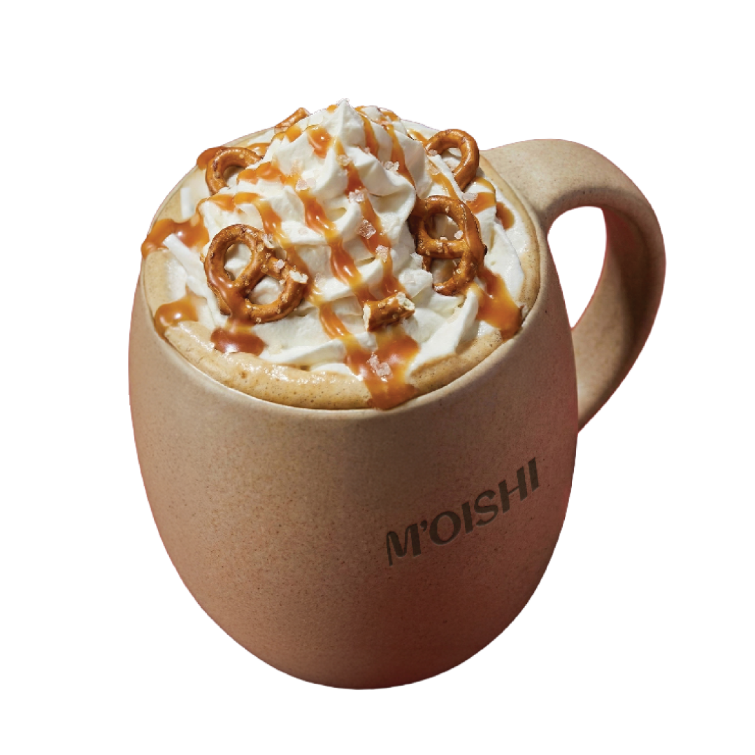 Salted Caramel Pretzel Latte