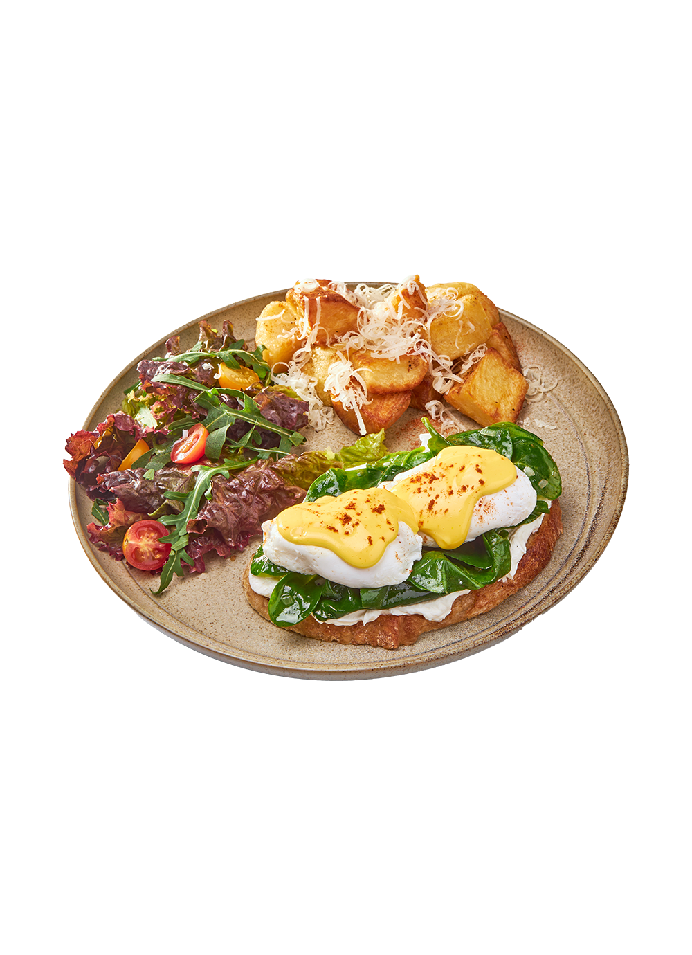 Spinach Poached Eggs